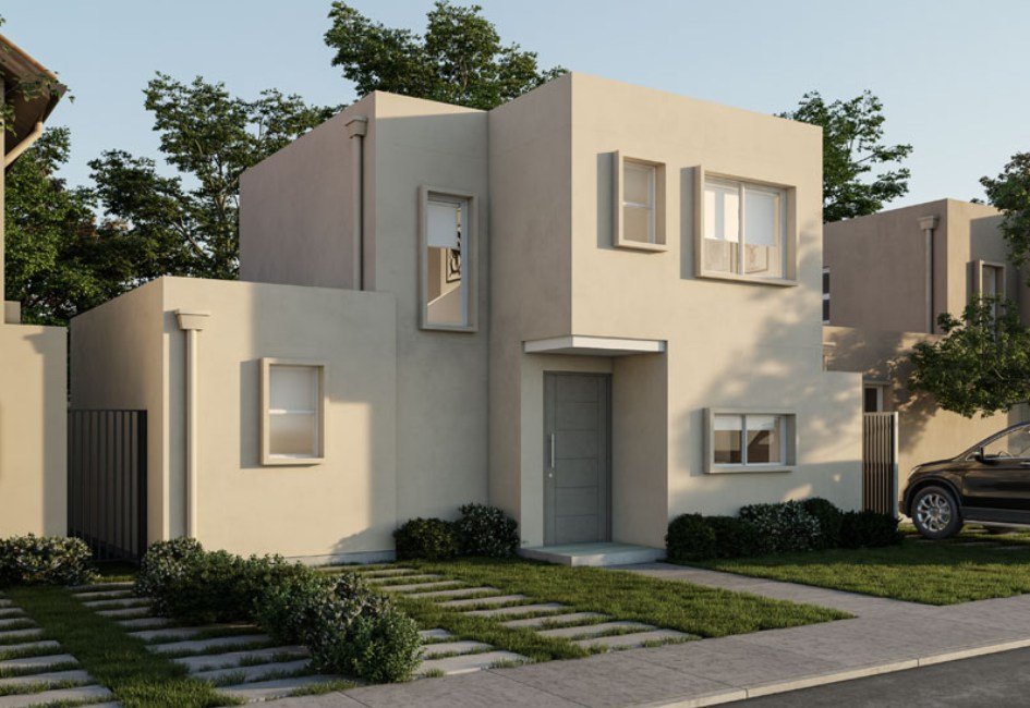Render de la Casa Tipo E